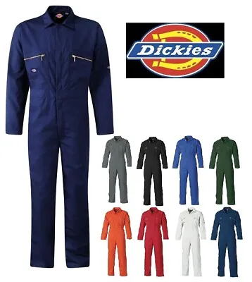 Buy Mens Dickies Redhawk Zip Front Coverall Overalls Boilersuit Wd4839 Sizes 34-60'' • 39.95£