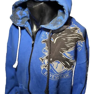 Buy Harry Potter Ravenclaw Hoodie Full Zip Jacket Size L Blue • 33.24£