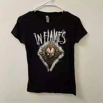 Buy In Flames Concert T Shirt Black Small • 11.37£