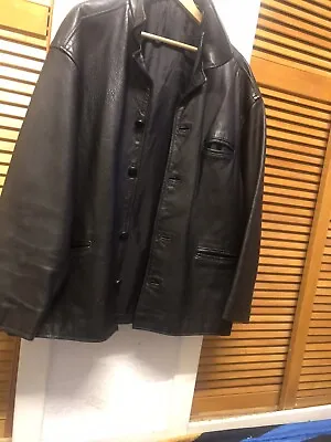 Buy Mens —- Leather—  -jacket - In - Buttons -size- -uk——  46”— Eur —- 56”— Us— 46” • 59.99£