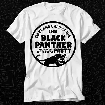 Buy Black Panther Party Cotton Malcolm X Hip Hop T Shirt 409 • 6.35£