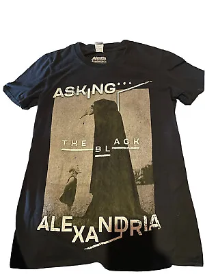 Buy Gildan Soft Style Asking Alexandria The Black Album Cover Band Merch Small Shirt • 9.80£