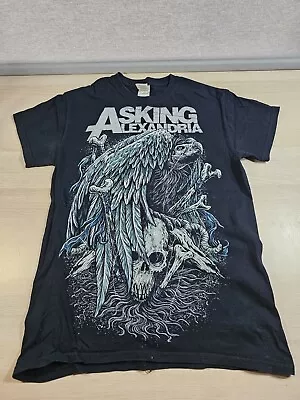 Buy Asking Alexandria Vulture Skull Official Tee T-Shirt Mens Size S Small • 19.99£