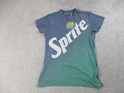 Buy Sprite Shirt Mens Small Blue Round Neck Short Sleeve Graphic Logo Soda Casual • 9.49£