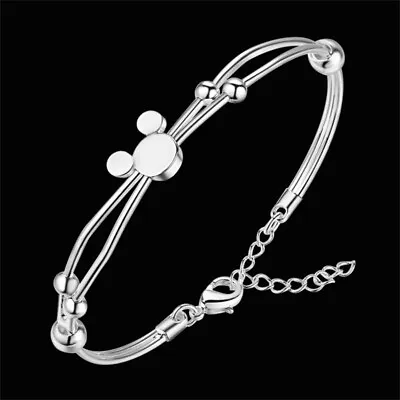 Buy Mickey Minnie Mouse Jewellery Wrist Bangle Bracelet Charms Disney • 8.99£