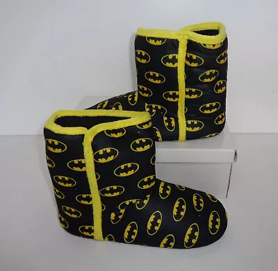 Buy Batman Boys Slippers Official DC Slip On Novelty Gift Ankle Booties Sizes 13-6 • 7.98£