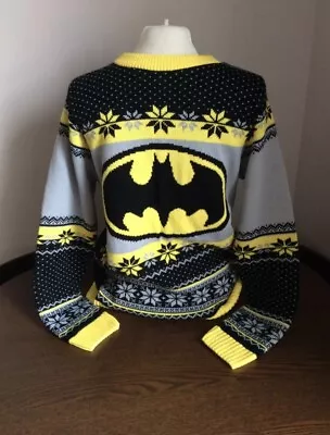 Buy Small 38  Inch Chest Batman Xmas Christmas Jumper / Sweater By Numskull Gotham • 29.99£