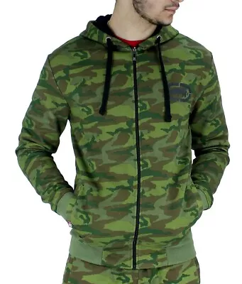 Buy Ecko Men's Designer Cotton Camouflage Hip Hop Hoodie Jacket, New Camo Green Era • 29.99£