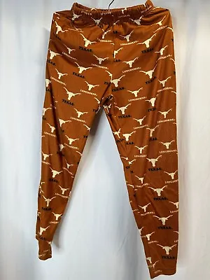 Buy Texas Longhorns Womans Fleece Sleep Lounge Pajamas Pants Large Orange Ut • 21.78£
