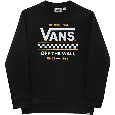 Buy Vans Boys Stackton Crew Neck Lightweight Jumper Sweater Sweatshirt - XL • 29.95£