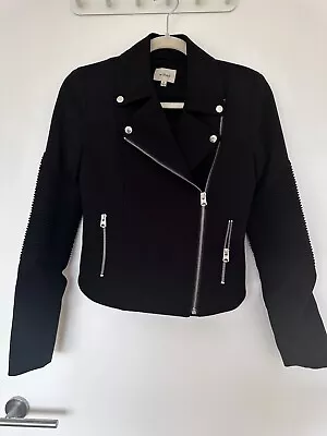 Buy Wilfred Black Biker Style Jacket • 1£