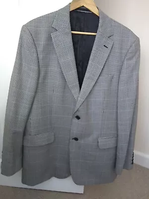 Buy Men’s M&S Black/White Small Check Jacket • 12£