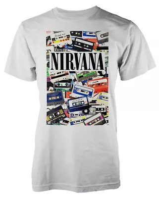 Buy Nirvana Cassettes T-Shirt NEW OFFICIAL • 13.79£