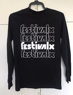 Buy FestivalX Gildan Ultra Cotton T Shirt Long Sleeve Size Small • 7£