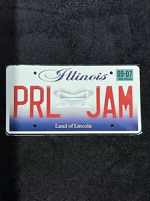 Buy Pearl Jam Chicago Illinois License Plate 9/5/2023 Chicago Official Merch Beandog • 37.79£