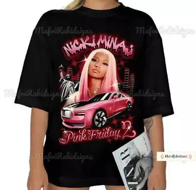 Buy Nicki Minaj Shirt, Nicki Minaj Tour 2024, Nicki Minaj Gift, Queen Of Rap • 22.31£