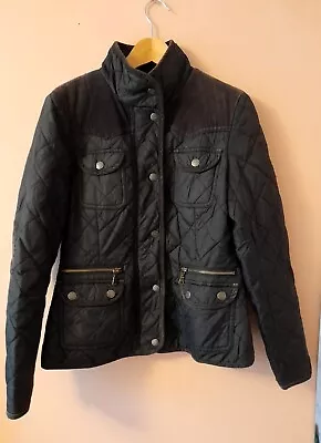 Buy *NEXT Quilted Fitted Stylish Jacket. Corduroy Trim, Elbow Patches. Size 12/14*  • 14.50£