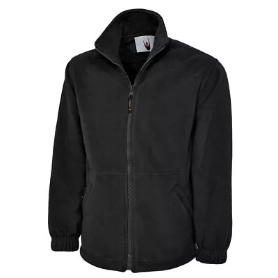 Buy Uneek Mens Womens Fleece Jacket Classic Micro Warm Workwear Coat (*2 For £28.99) • 15.93£