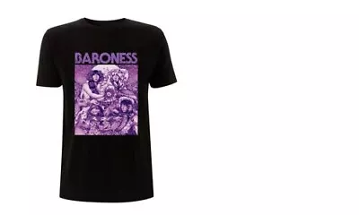Buy Baroness Purple Cover Tshirt-small  Rock Metal Thrash Death Punk • 12£