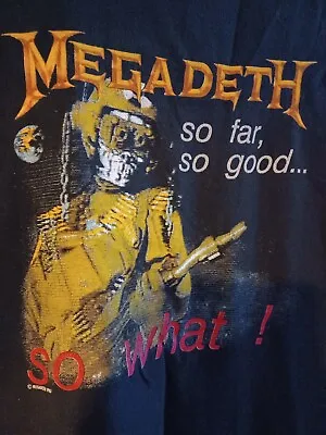 Buy Megadeth Vest - Very Rare - Vintage Original • 100£