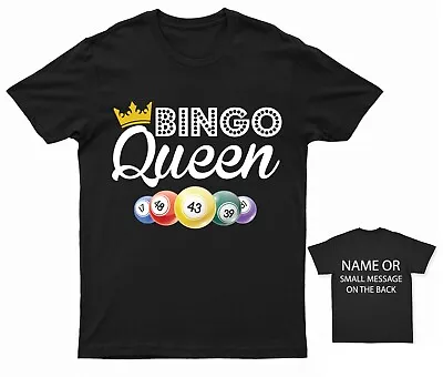 Buy Bingo Queen T-Shirt Reign Supreme At The Game Hall • 14.95£