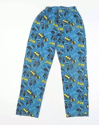 Buy Primark Boys Blue Geometric Cotton Pyjama Pants Size 10-11 Years Pullover - Batm • 2.50£