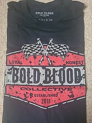 Buy Bold Blood T Shirt Xl Mens Black • 12£