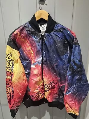 Buy Vintage Star Trek The Undiscovered Country Bomber Jacket Rare Multi Coloured VGC • 60£