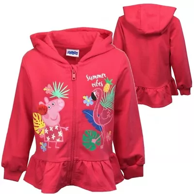 Buy Girls Kids Baby Peppa Pig Hoodie Hoody Sweatshirt Top Jumper Age 1 2 3 4 Years • 6.99£