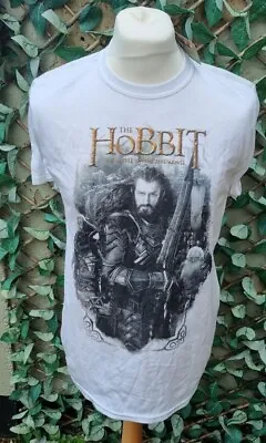 Buy The Hobbit Battle Of The Five Armies T-Shirt | Brand New | Medium | White  • 17.99£