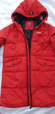Buy Dickies Girls Padded Water Repellent Upper Long Winter Jacket. Size L . • 12£