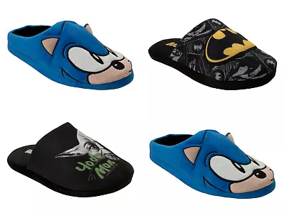 Buy Mens Official Character Slip On Warm Casual Novelty Slippers Mules Uk Size 7-12 • 11.95£