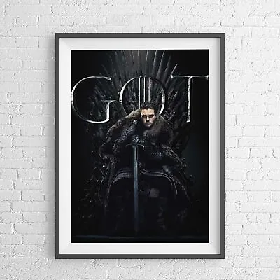 Buy GAME OF THRONES JON SNOW IRON THRONE POSTER PICTURE PRINT Sizes A5 To A0 **NEW** • 7.55£
