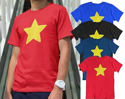 Buy Steven Universe YELLOW STAR Adult Comedy RED Men Women Unisex T-shirt Boys  • 9.99£