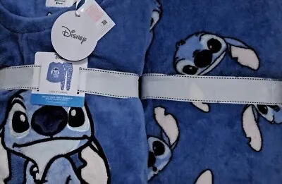 Buy Disney Character Fleece Pyjamas Ladies Lilo & Stitch Women Warm Cosy PJs 4-6 2XS • 25£