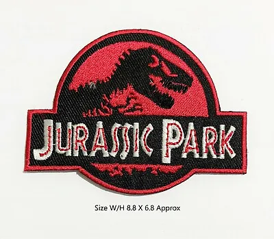 Buy Jurassic Park Logo Badge/patch Iron/sew On Embroiderd Badge • 2.75£