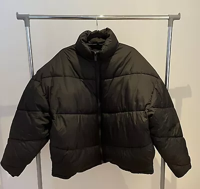 Buy New Look Over Sized Funnel Chevron Padded Jacket • 29£