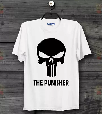 Buy The Punisher T Shirt Retro Cool Ideal GIFT UNISEX  T Shirt B465 • 6.49£