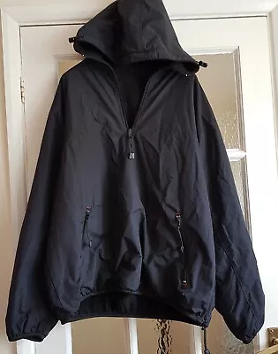 Buy Urban Spirit Mens Black Nylon, Fleece Lined Hoodie Jacket Size Large • 5.50£