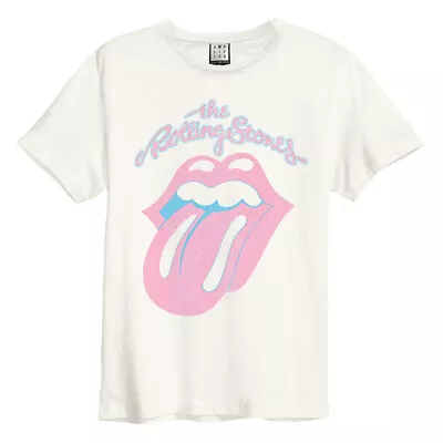Buy Amplified Unisex Adult Washed Out The Rolling Stones T-Shirt GD127 • 31.59£