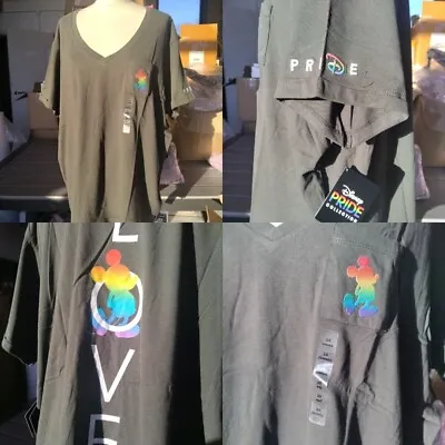 Buy Disney Pride V-Neck T-Shirt - Size 3XL - BNWT/492 • 9.99£