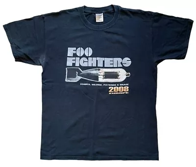 Buy Foo Fighters T Shirt Large Vintage 2008 Tour  • 30£