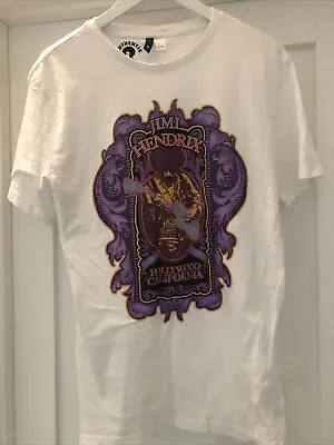 Buy Jimi Hendrix Mens Medium Hollywood California T-Shirt • 11£