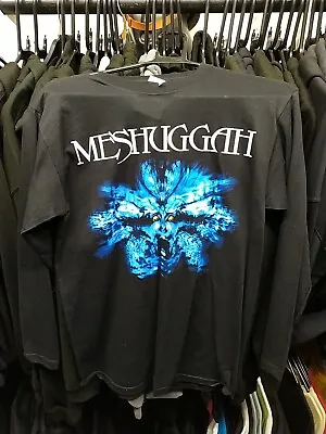 Buy Meshuggah Nothing Longsleeve T-Shirt- Small-Black Metal Rock Thrash Death • 16£