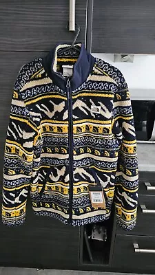Buy North Face Campshire Printed All Over Borg Fleece Aztec Jacket Small Men's • 85£