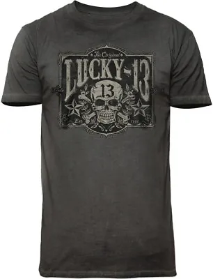 Buy Lucky 13 T-Shirt L13 Tombstone Tee • 31.50£