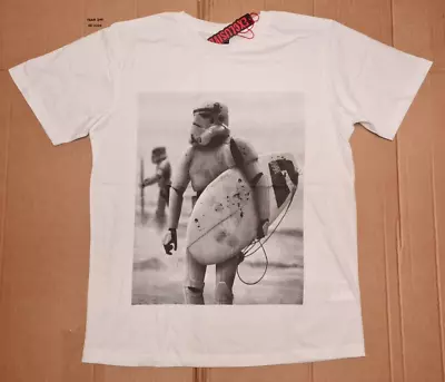 Buy Stormtrooper Surfin - Star Wars T-shirt Size S BNWT • 3.99£