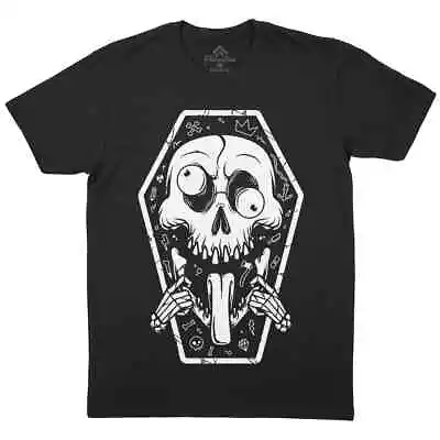 Buy Skull Smile T-Shirt Funny Tongue Out Skeleton Grave Graveyard Grim Gothic P381 • 13.99£
