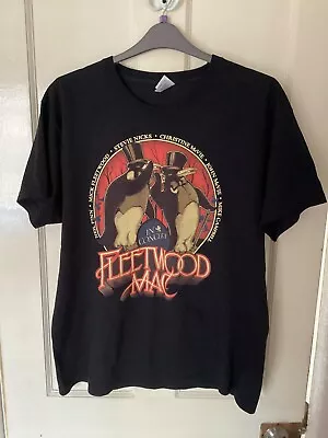 Buy Vintage Fleetwood Mac Tour T Shirt XL Black Used • 10.50£