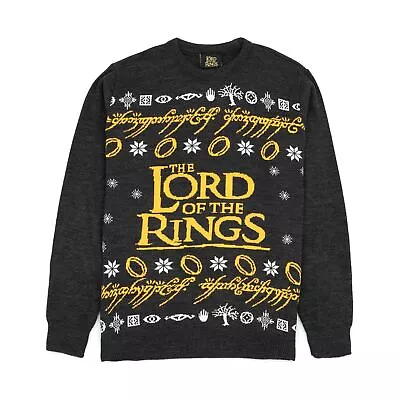 Buy The Lord Of The Rings Unisex Adult Christmas Jumper NS7000 • 35.99£